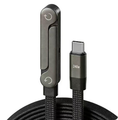 240W Fast-Charging Foldable Stand Data Cable