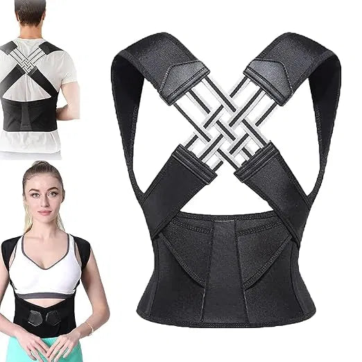 Back Brace Posture Corrector for Men and Women | Adjustable Back Posture Belt Invisible